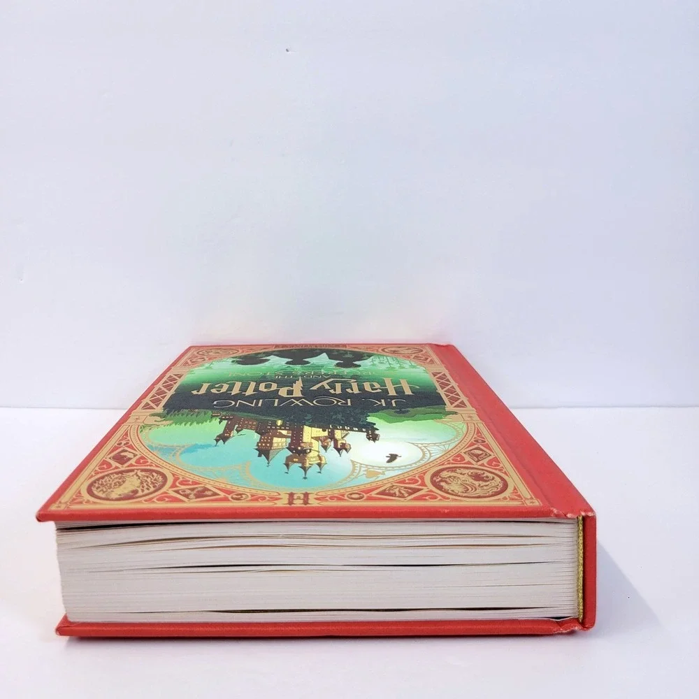 Harry Potter Sorcerer's Stone Minalima Edition Red Hardcover Book Scholastic